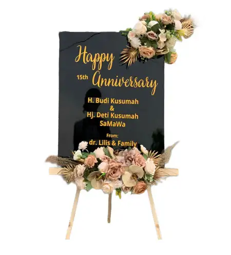 Papan Bunga Akrilik Pluneng